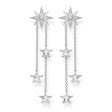 Sterling Silver Thomas Sabo Magic Stars Cascade Earrings For Cheap