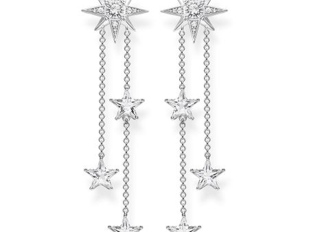 Sterling Silver Thomas Sabo Magic Stars Cascade Earrings For Cheap