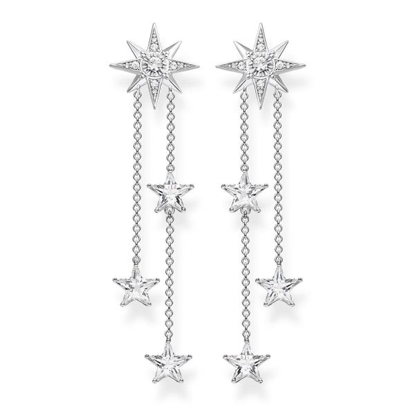 Sterling Silver Thomas Sabo Magic Stars Cascade Earrings For Cheap