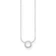 Sterling Silver Thomas Sabo Circular Zirconia Necklace Hot on Sale