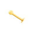 9ct Yellow Gold 3mm Ball Labret Stud Online now