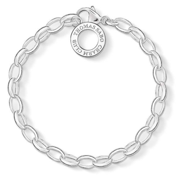 Sterling Silver Thomas Sabo Charm Club Belcher 20cm on Sale