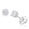 18ct White Gold 3 4 Carat Diamond Stud Earrings Online now