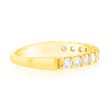 18ct Yellow Gold Ring With 1 2 Carats Of Diamonds Set with 11 Diamonds Supply