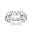 Sterling Silver Thomas Sabo Magic Garden Leaf Crown Ring Online Sale