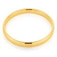 9ct Gold Bangle 65mm x 8mm Supply