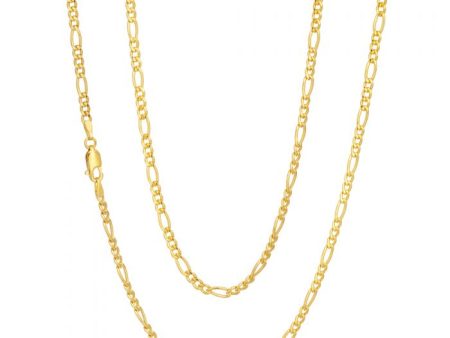 9ct Gold Filled Figaro 55cm Chain 80 Gauge on Sale