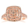 9ct Rose Gold 1 Carat Diamond Dress Ring Online Hot Sale