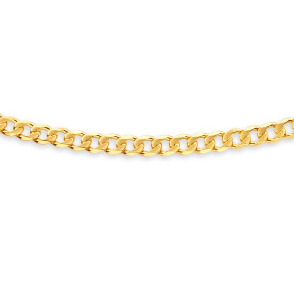 9ct Yellow Solid Gold 60cm 200 Gauge Curb Chain Discount