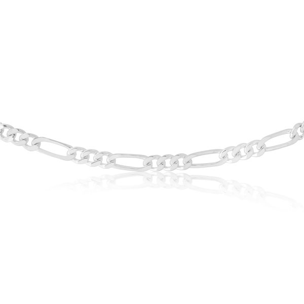 50cm Sterling Silver 200 Gauge Figaro 1:3 Chain Online