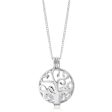 Sterling Silver Zirconia Encased Tree of Life Pendant Online Sale