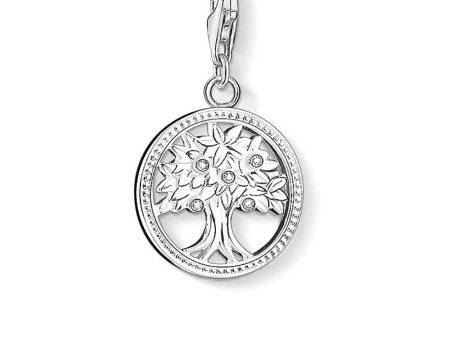 Sterling Silver Thomas Sabo Charm Club Tree of Life Zirconia Online