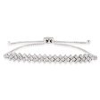 15 Points Diamond Bracelet with 52 Brilliant Cut Diamonds in Sterling Silver Discount