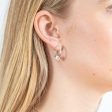 Sterling Silver Stardust Ball Hoop Earrings 20mm Fashion