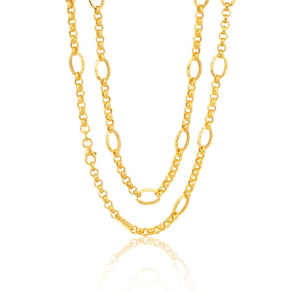 9ct Yellow Gold 45cm Belcher Chain Online Hot Sale