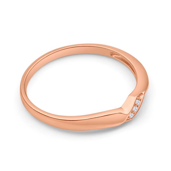 9ct Rose Gold Diamond Ring Online now