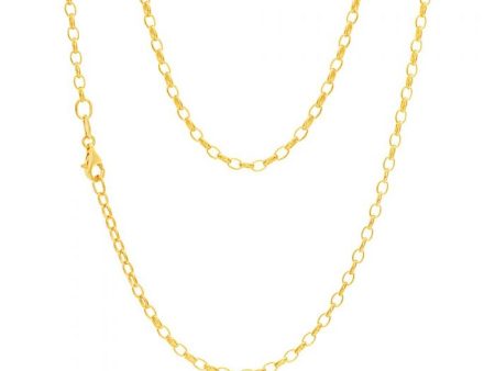 9ct Magnificent Yellow Solid Gold Belcher Chain Online Hot Sale