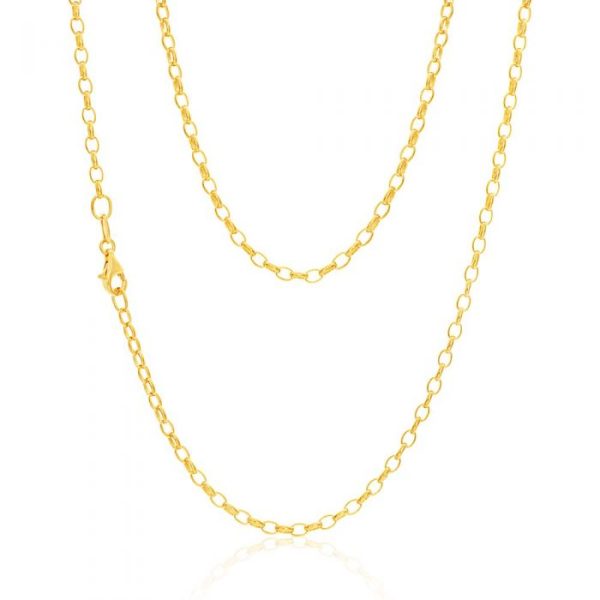 9ct Magnificent Yellow Solid Gold Belcher Chain Online Hot Sale