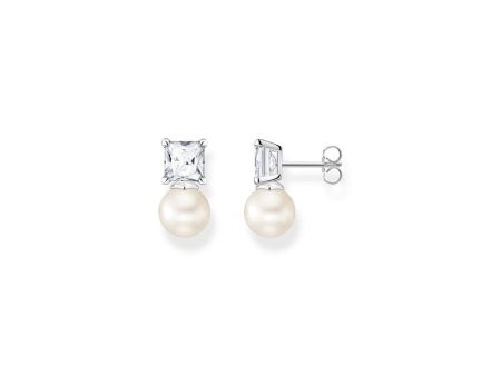 Thomas Sabo Sterling Silver Heritage Fresh Water Pearls Stud Earrings Online now