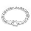 Sterling Silver Roller Boltring Bracelet 19cm Hot on Sale