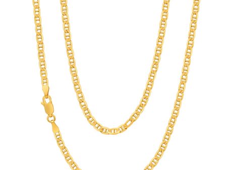 9ct Radiant Yellow Solid Gold Anchor Chain For Cheap