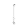 Sterling Silver Thomas Sabo Charm Club Star Moon Drop Earring * 1 Earring Only* For Discount