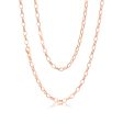 9ct Rose Gold Silverfilled 50cm Belcher Chain Online now