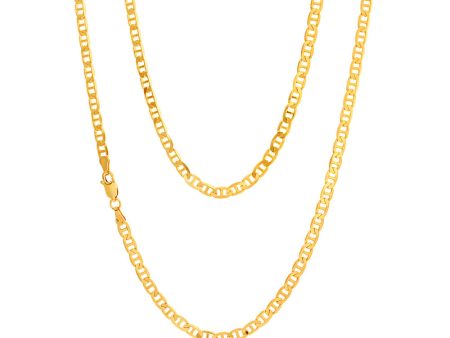 9ct Superb Yellow Solid Gold Anchor 70cm Chain Cheap