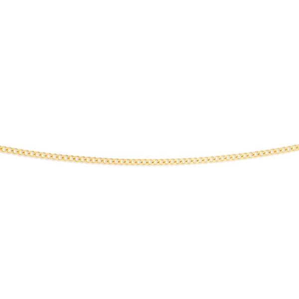 9ct Yellow Solid Gold 40cm 70 Gauge Curb Chain For Cheap