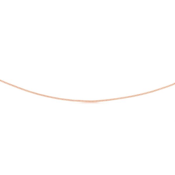 9ct Rose Gold Silver Filled 50cm Curb Chain Online Sale