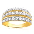 10ct Yellow Gold 1 Carat Diamond Dress Ring on Sale