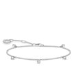 Sterling Silver Thomas Sabo Charm Club Zirconia Bracelet 16-19cm Online Hot Sale