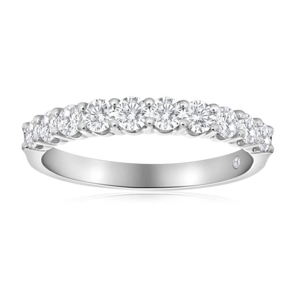 1 Carat Flawless Cut Claw Set 18ct White Gold Ring Online Sale