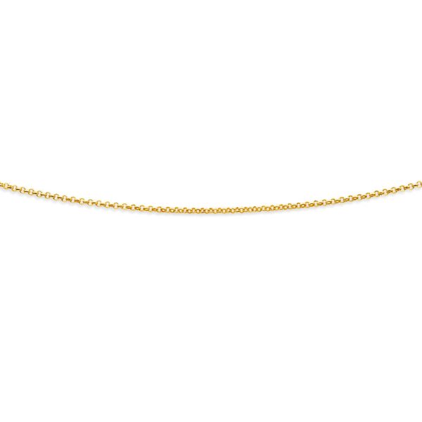 9ct Charming Yellow Gold Silver Filled Belcher Chain Online