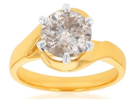 18ct Yellow Gold 2.00 Carat Australian Diamond Solitaire Supply