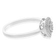 Sterling Silver With Diamond Pear Shape Ring For Cheap