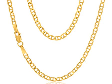 9ct Superb Yellow Gold Silver Filled Anchor Chain Discount