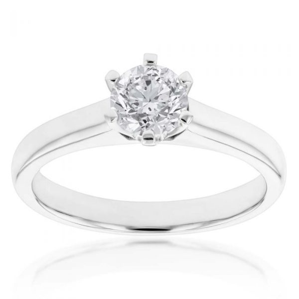 18ct 0.70 Carat DF SI CERTIFIED Diamond Solitaire Online Sale