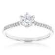 18ct White Gold 0.60 Carat Solitaire with 1 2 Carat Certified Centre Diamond Online