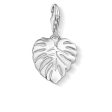 Sterling Silver Thomas Sabo Charm CLub Palm Leaf Fashion