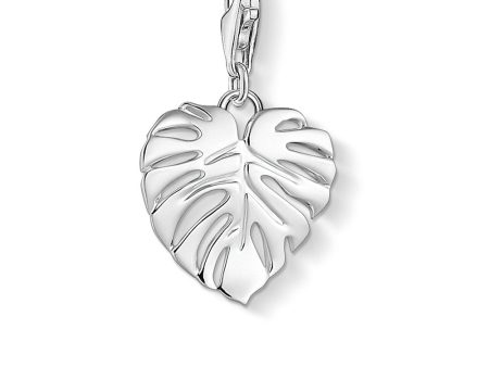 Sterling Silver Thomas Sabo Charm CLub Palm Leaf Fashion