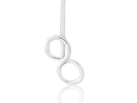 Sterling Silver Nose Stud Infinity on Sale