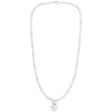 White Freshwater Clasp Pearl Necklace on Sale