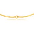 9ct Yellow Solid Gold 180 Gauge Boltring Curb Chain Online Sale