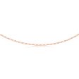 9ct Rose Gold Silverfilled 50cm Belcher Chain Online now