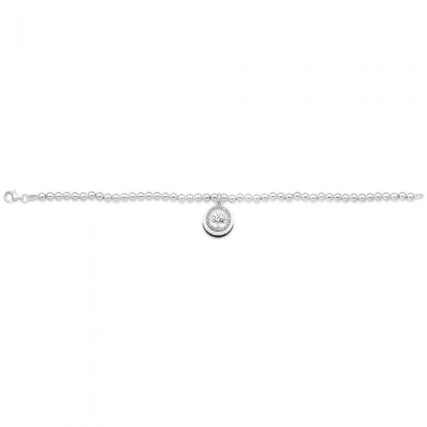 Sterling Silver Tree Of Life Charm 19cm Ball Bracelet Online Hot Sale