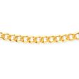 9ct Yellow Solid Gold 60cm 250 Gauge Curb Chain For Discount