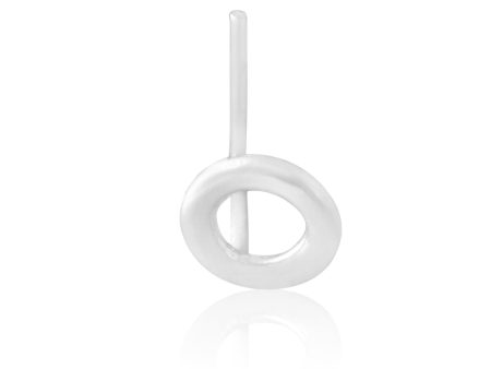 Sterling Silver Nose Stud Open Circle Supply