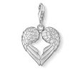 Sterling Silver Thomas Sabo Cahrm Club Wings Heart Shaped Online Hot Sale