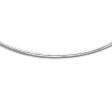 Sterling Silver Reversible Omega 5mm Chain Cheap